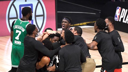 What went wrong for Celtics on Raptors gamewinner in Game 3? taken at BSJ Headquarters (Celtics)