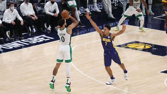 Questionable crunch-time habits resurface for Jayson Tatum against Pacers taken at BSJ Headquarters (Celtics)