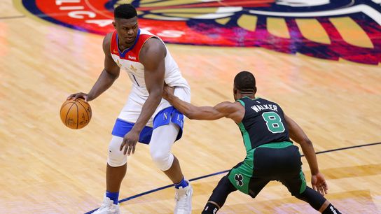 @BetOnline_ag BSJ Live Coverage: Celtics 72, Pelicans 74 (3rd)- Pelicans 3's fueling lead taken at BSJ Headquarters (Celtics)