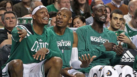 Ray Allen opens up on his rift with Kevin Garnett and departure from Boston taken at BSJ Headquarters (Celtics)