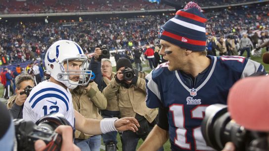 First and 10: Counting down to Patriots-Colts tonight at Gillette taken at BSJ Headquarters (Patriots)