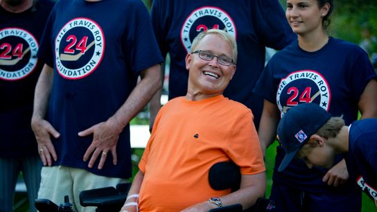 Ryan: Travis Roy's story - one of tragedy & hope - will be immortalized forever taken at BSJ Headquarters (Bruins)