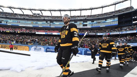 Black eyes, errant pucks & skipping homework: Bruins look back on early days playing pond hockey taken at Warrior Ice Arena (Bruins)