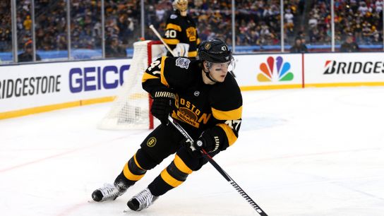 Winter Classic Notebook: Growing up a Notre Dame fan, Torey Krug relishing trip to South Bend; Brad Marchand ready for 1st Winter Classic appearance taken at Notre Dame Stadium (Bruins)