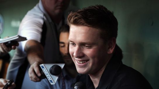 Red Sox top pitching prospect Jason Groome set to undergo Tommy John surgery taken at Yankee Stadium (Red Sox)