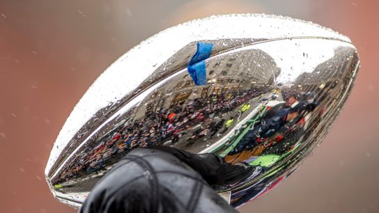 First and 10: One month until Super Bowl LIII taken at BSJ Headquarters (Patriots)
