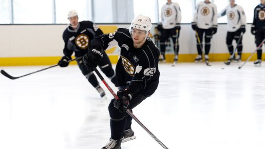 Can Jakub Zboril capitalize on his 1st call-up to the NHL? taken at Warrior Ice Arena (Bruins)