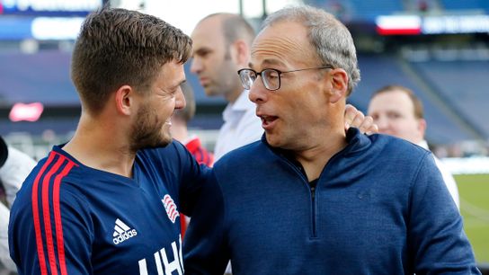 Jonathan Kraft on 98.5: 'We will get the stadium done' for Revolution taken at BSJ Headquarters (Revolution)