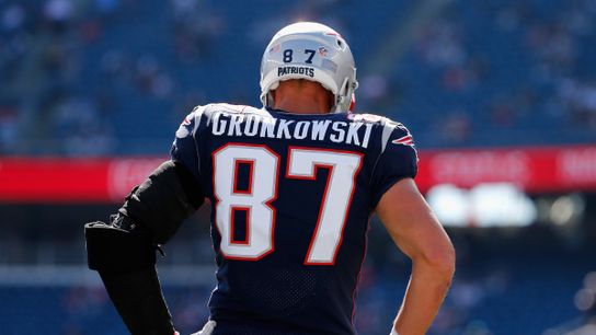 Price: Rob Gronkowski recommits to finishing 2018 strong, but what will future bring? taken at Gillette Stadium (Patriots)