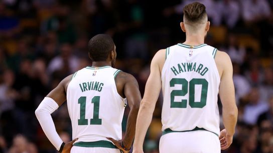 What's next for Kyrie Irving and Gordon Hayward as they return to live action? Checking in with Dr. Flynn taken at BSJ Headquarters (Celtics)