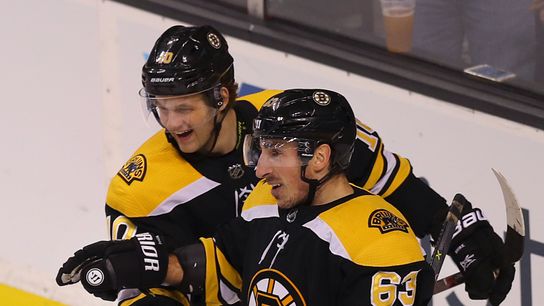 NHL Notebook: If Boston splits up top line, who’s going where? taken at BSJ Headquarters (Bruins)