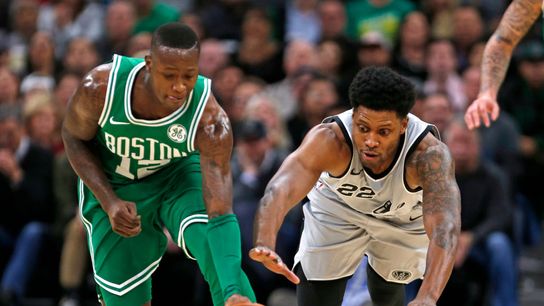 Final: Spurs 115, Celtics 96 -- Aldridge puts on a show in blowout win. taken at TD Garden (Celtics)
