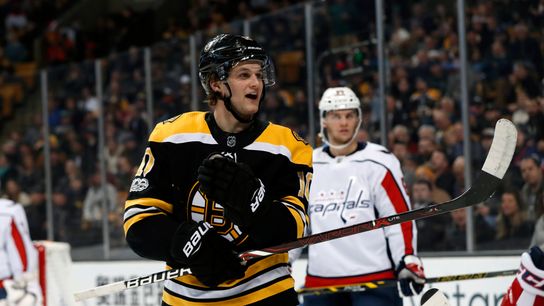 Coming off another season-ending shoulder surgery, Anders Bjork ready to start anew in 3rd season taken at Warrior Ice Arena (Bruins)