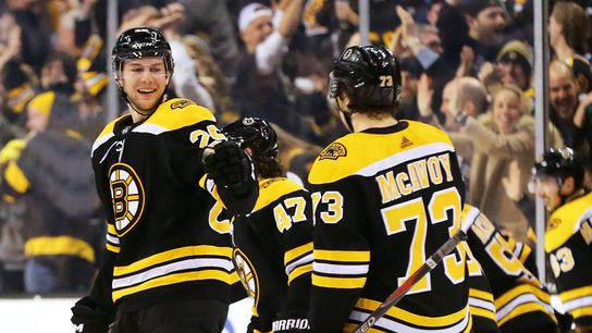 Don Sweeney on RFAs McAvoy & Carlo: ‘They’re going to be Bruins for a long time’ taken at Doyle Field (Bruins)