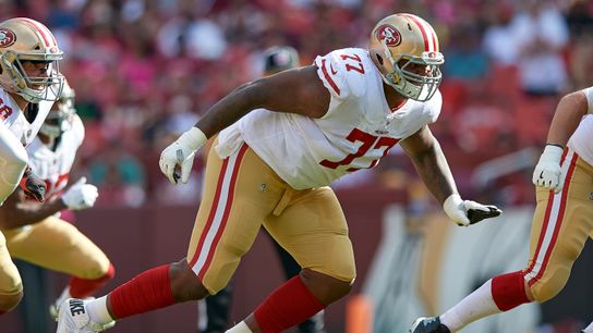 In race to replace Nate Solder at left tackle, new guy Trent Brown is a sizable presence taken at Gillette Stadium (Patriots)