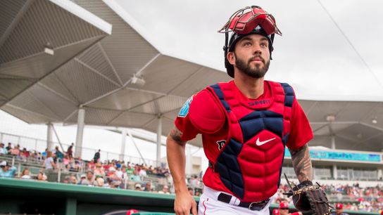Red Sox notes: J.D. Martinez waits, Blake Swihart celebrates return to health taken at jetBlue Park (Red Sox)