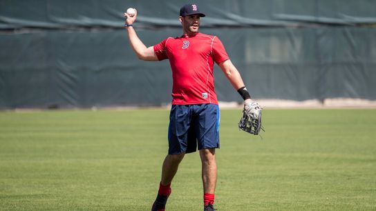 J.D. Martinez out to change notion he's a poor defender: 'I hate that label' taken at jetBlue Park (Red Sox)