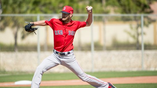 Chris Sale on his first 'game' of the spring and top prospect Jay Groome taken at jetBlue Park (Red Sox)