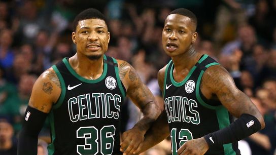 A surprise hole in the Celtics depth chart keeps getting exposed taken at BSJ Headquarters (Celtics)