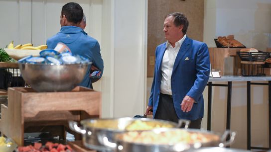 Breakfast with Bill: Belichick delivers low-key session at annual coaches' get-together taken at BSJ Headquarters (Patriots)