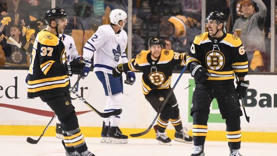 BSJ Game Report: Bruins 5, Maple Leafs 1 -- Boston sets the tone early taken at TD Garden (2018 Stanley Cup Playoffs)