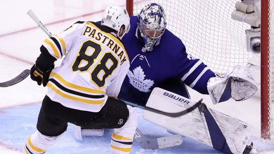 McDonald: David Pastrnak finds some adversity in Game 3, and that's OK taken at Air Canada Centre (2018 Stanley Cup Playoffs)