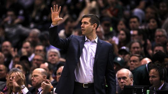 Brad Stevens 1-on-1 on integrating Kemba Walker, his starting five philosophy and the upcoming season taken at Auerbach Center (Celtics)