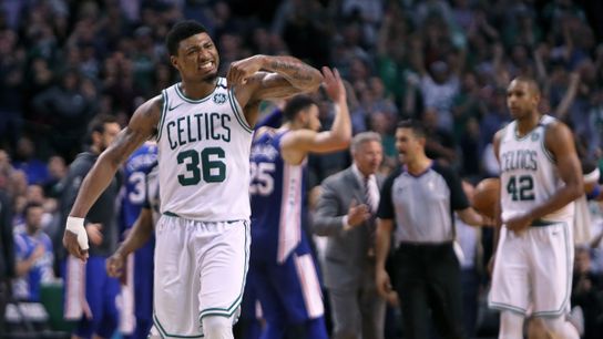 Robb: Marcus Smart makes his case for new contract by closing out Sixers taken at TD Garden (2018 NBA Playoffs)