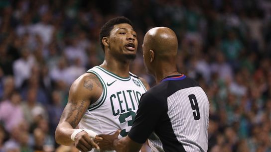 Robb: Marcus Smart deserves benefit of doubt for losing his cool with J.R. Smith taken at BSJ Headquarters (Celtics)