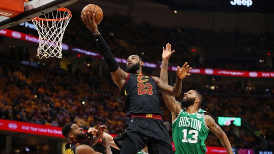 LeBron James will reportedly 'talk' with the Celtics this summer -- are C's a realistic option? taken at BSJ Headquarters (Celtics)
