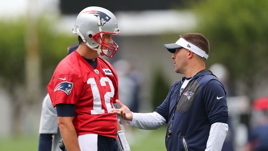 Patriots' coaches talk decision-making, offensive execution, and end-of-game situation vs. Steelers taken at BSJ Headquarters (Patriots)