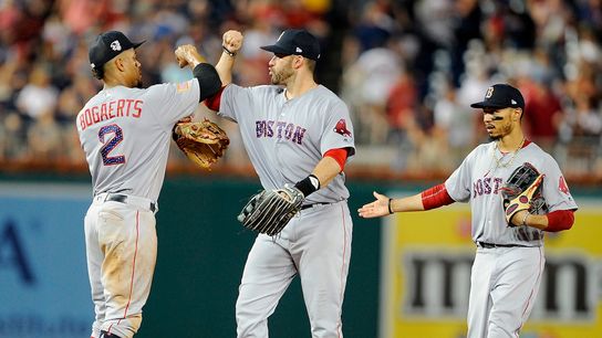 Bedard: Despite batting split, J.D. Martinez will not be in Sox' defensive plans taken at Nationals Park (Red Sox)