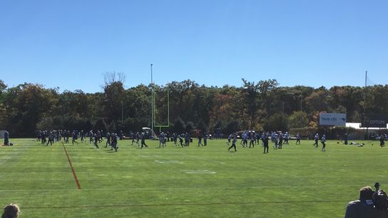 Patriots Notebook: Cannon (concussion) only absence at start of Thursday's practice taken at Gillette Stadium (Patriots)