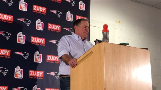 Video: Bill Belichick on win over the Broncos taken at Mile High (Patriots)