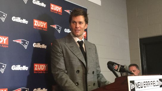 Video -- Tom Brady on McDaniels dust up: 'It's just football' taken at New Era Field (Patriots)