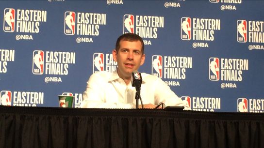 Video: Brad Stevens: 'We can't overstate the importance of Al Horford to our team.' taken at FiServ Forum (Celtics)