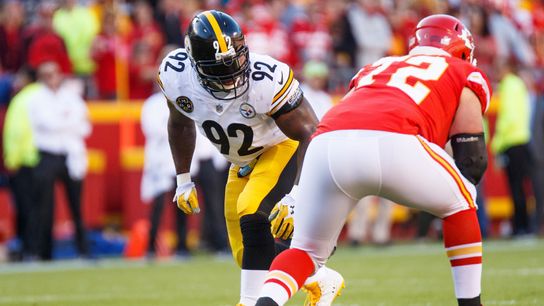Scouting Report: Film reveals strengths, weaknesses in James Harrison's game taken at BSJ Headquarters (Patriots)