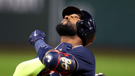 BSJ Game Report: Braves 10, Red Sox 3 - Ozuna (three homers) flexes muscles taken at Fenway Park (Red Sox)