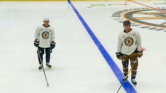 VIDEO: Patrice Bergeron, Brad Marchand return to Warrior Ice Arena as Bruins open Phase 2 of NHL’s return taken at BSJ Headquarters (Bruins)