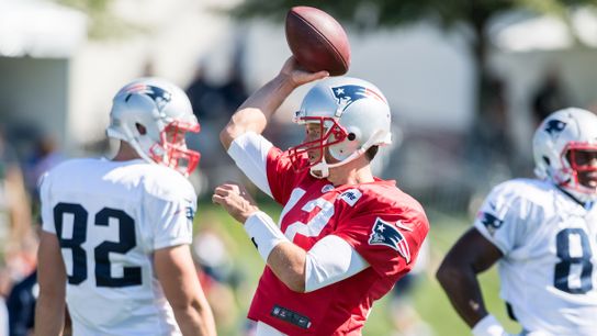 First and 10: 83 days until Patriots-Texans taken at BSJ Headquarters (Patriots)