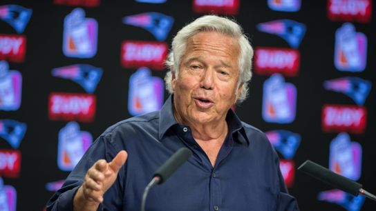 Robert Kraft: Tom Brady 'very excited' about being at minicamp taken at BSJ Headquarters (Patriots)