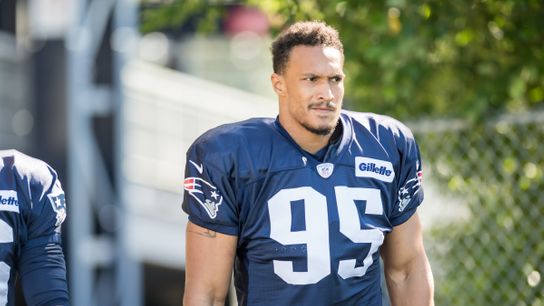 What would a long-term injury to Derek Rivers mean for pass rush? taken at BSJ Headquarters (Patriots)