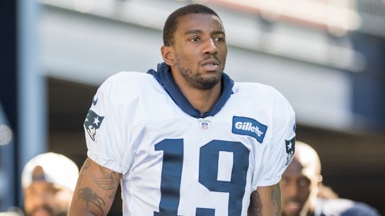 Patriots releasing WR Malcolm Mitchell taken at BSJ Headquarters (Patriots)