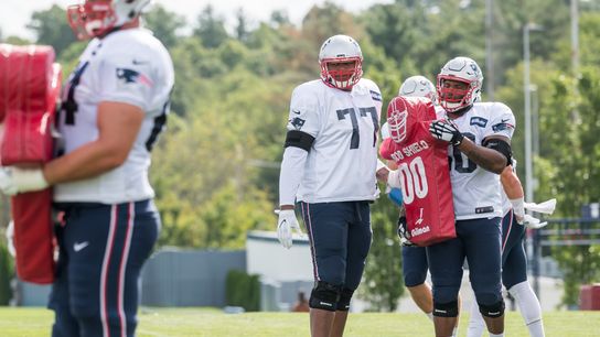 Patriots 1-on-1 totals — Offensive line: Trent Brown far ahead of the pack; Shaq Mason a worry taken at Gillette Stadium (Patriots)