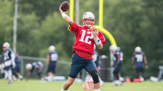 First and 10: How much -- if at all -- will Tom Brady play in Thursday's preseason opener? taken at BSJ Headquarters (Patriots)