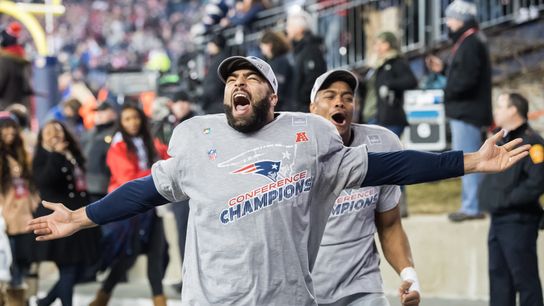 First and 10: Logistics in focus for Patriots as prep begins for Super Bowl LII taken at BSJ Headquarters (Patriots)