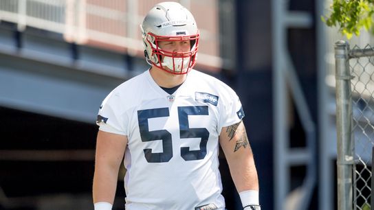 Patriots Rookie Development Plan: Yodny Cajuste, OT (3rd rnd); Hjalte Froholdt, OG (4th) taken at BSJ Headquarters (Patriots)