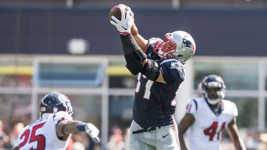 'Good' Gronkowski handles multiple assignments in win over Texans taken at Gillette Stadium (Patriots)