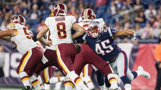 Who simulated Aaron Donald on the Patriots' scout team? Look to the 'Toolbox' taken at Georgia World Congress Center (Super Bowl LIII)