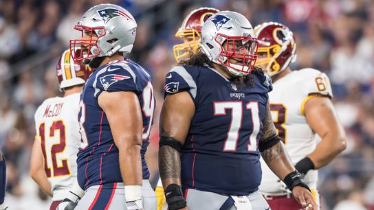 Danny Shelton on being a healthy scratch: 'All I can do is just be prepared every week' taken at Gillette Stadium (Patriots)